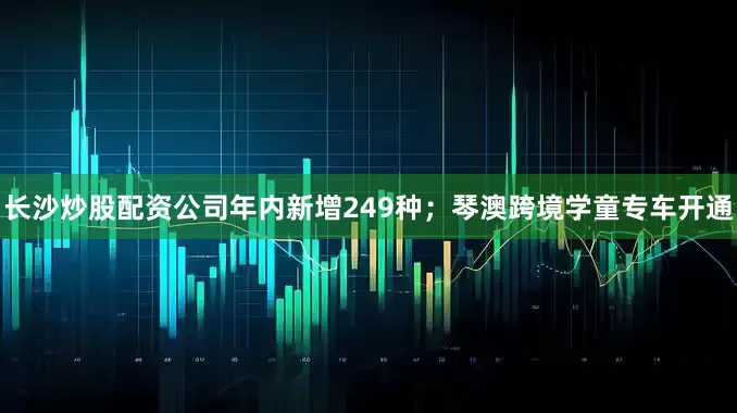 长沙炒股配资公司年内新增249种；琴澳跨境学童专车开通