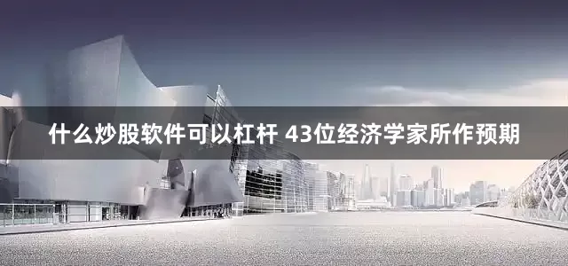 什么炒股软件可以杠杆 43位经济学家所作预期